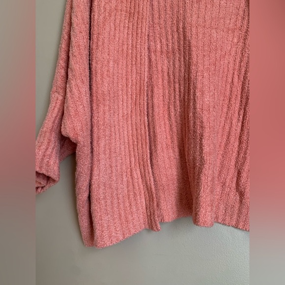 BAREFOOT DREAMS cozy chic ultra lite cardigan coral shrug spring s/m - Picture 2 of 8